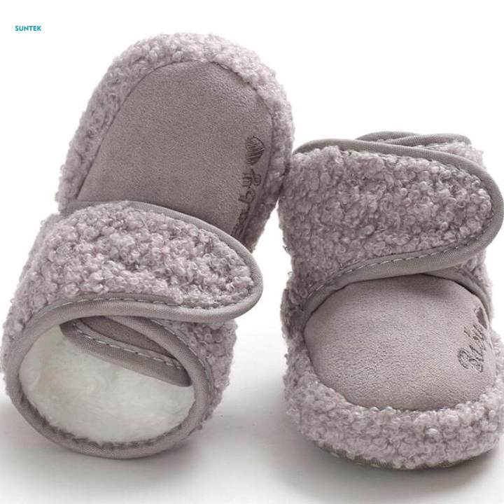 Newborn%20Baby%20Boys%20Girls%20Booties%20Winter%20House%20Slipper%20Crib%20Shoes%20for%20Baby%20Boys%20Girls%20Gray%2013cm%20-%20Image%207