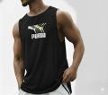 GYM Premium China mesh tank top // Sleeve less workout T-shirt For men.