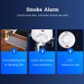 Independent Smoke Detector with Light Flashing Smoke Alarm Fire Sensitive Home Security Fire Alarm Sensor. 