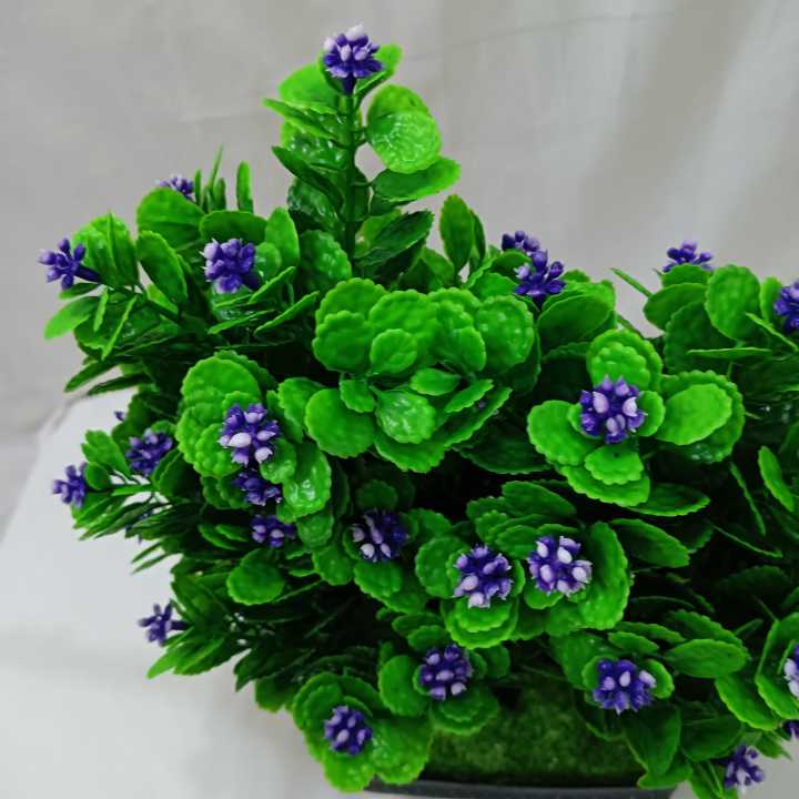 Artificial%20Flower%20Tree%20Minicape:%20New%20Green%20Mini%201Pc%20with%20Multiple%20Color%20Flowers%20for%20Restaurant%20Home%20Table%20Bonsai%20D%C3%A9cor,%20Plastic%20Tob%20-%20Image%203