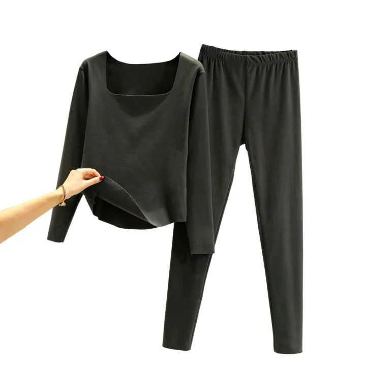 Popular%20Bottoming%20Top%20Pants%20Set%20Double%20Sided%20Derong%20Soft%20Basic%20Top%20Pants%20Moisture%20Absorbing%20Traceless%20Basic%20Top%20Pants%20Set%20-%20Image%202