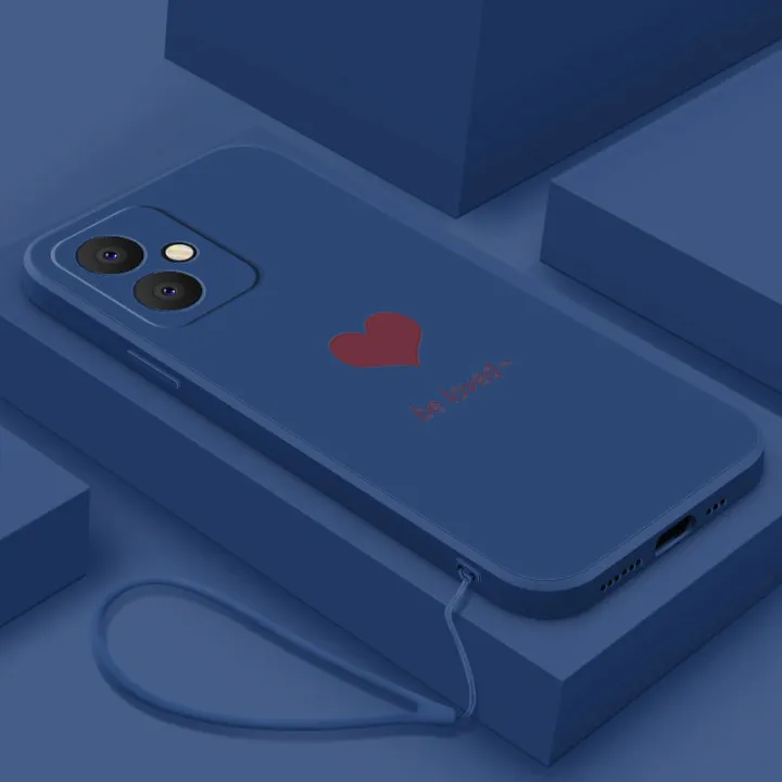VIVO%20Y27%204G%20Stylish%20Love%20Heart%20Rubber%20Phone%20Cover%20Liquid%20Silicon%20Case%20Shockproof%20Casing%20-%20Image%204