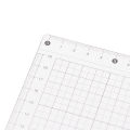 A4 B5 A5 PVC Students Writing Desk Pad Transparent Ruler Board Measuring Supplie ANLAN. 