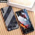 For VIVO Y12 Back Cover Version Theme Case Tempered Glass Protection shockproof Cover for VIVO Y12 case Transparent Circuit Board Design Full Coverage Phone cases.