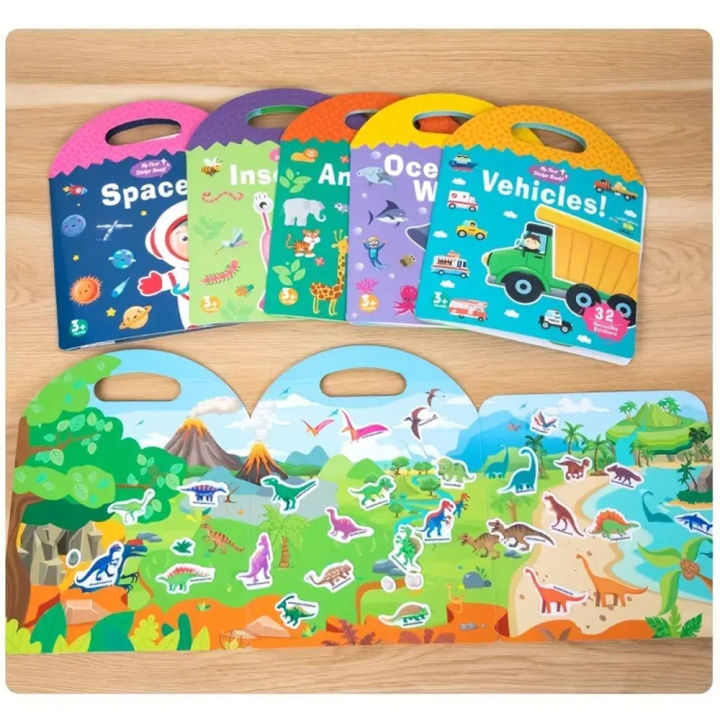 Lovely%20Portable%20Jellys%20Sticker%20Books%20with%20Handle%20Reusable%20Color%20Recognition%20Toys%20Puzzle%20Preschool%20Playthings%20Kid%20Party%20Favor%20Toy%20-%20Image%202