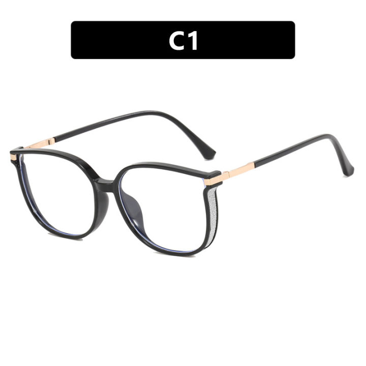 2024%20Summer%20Trendy%20Women's%20Ultra-light%20Blue%20Light%20Blocking%20Glasses%20Frames%20for%20Large%20Face,%20Stylishly%20Slimming%20with%20Prescription%20Lens%20Compatible%20-%20Image%207