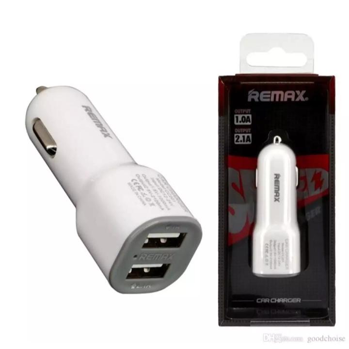 Remax Car Charger USB 2.1 A - White