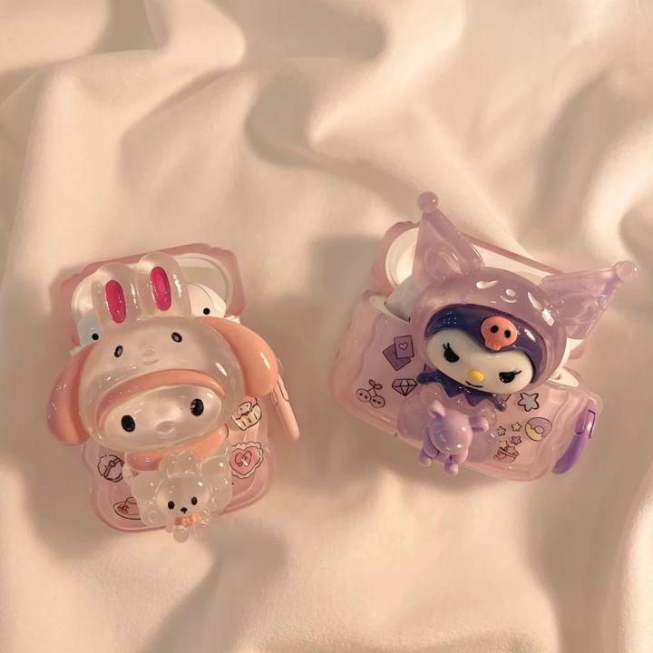 【NShisasN】Sanrio 3D Kuromi Mymelody Doll for Apple AirPods