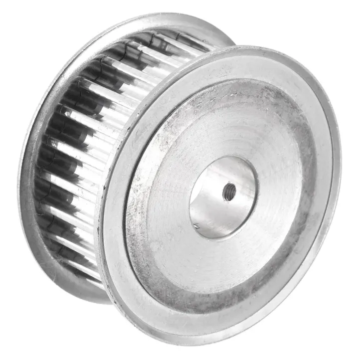 Durable%205mm%20Pitch%205M%2025Teeth%20Timing%20Pulley%20Silver%20Tone%20Aluminum%20Timing%20Belt%20Drive%20Without%20Step%20AF%20Type%20Idler%20Pulley%20Belt,%203D%20Printer,%20CNC%20-%20Image%208