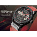 Curren 8301 - Leather Analog Watch for Men. 