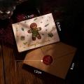 Holiday Card Set Joyful Vintage Christmas Greeting Card Set Perfect Festive Xmas Favors for Southeast Asian Buyers Festive Greeting Cards.