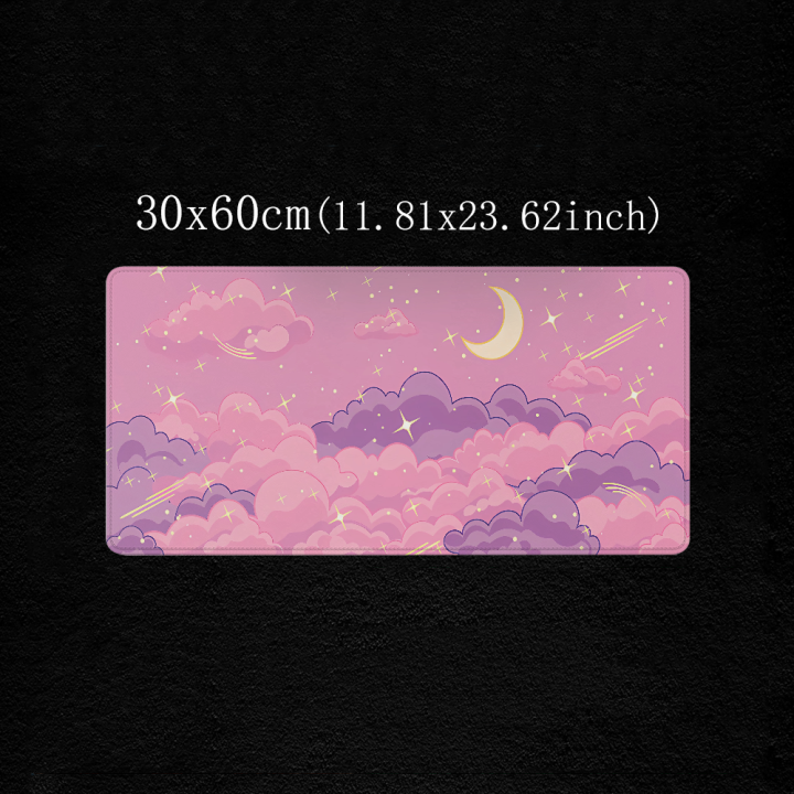 Pink%20Mouse%20Pad%20Skyscape%20Large%20Mousepad%2090x40%20Gaming%20Accessories%20Pads%20Rubber%20Computer%20Desk%20Mat%20Xxl%20Extended%20Mouse%20Mats%20-%20Image%205