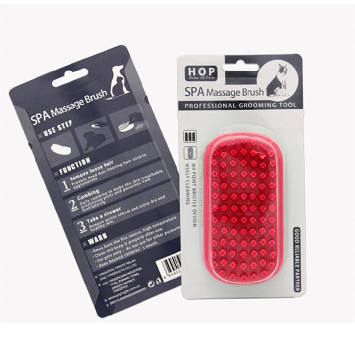 Pet Dog Cat Bath Brush Comb Rubber Glove Hair Fur Grooming Massaging Massage Kitchen Cleaning Gloves Pets Silicone Washing Glove