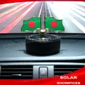 Bangladesh Flag Solar System Car Premium Dashboard Showpiece with Perfume.