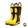 Fireproof Fire Fighting Safety Boots High temperature resistant waterproof fireman Footwear Rubber protection with anti-collision performance. 