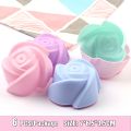 New 6 pcs Silicone Cake Cupcake Cup Cake Tool Bakeware Baking Silicone Mold Cupcake and Muffin Cupcake for DIY by Random Color. 
