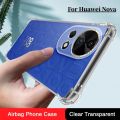 For Huawei Nova 12 Pro Shockproof Clear Silicone Soft Phone Case Airbag Anti Fall Casing hp Huawey Nova12 Nov 12Pro 11 11i 10 SE 11pro 5G Simple Durable Transparent Thin Back Cover. 