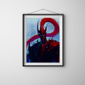 Solo Leveling Picture Frame - Igris Wall Frame - Anime Wall Frame - Size 11x14 inch.