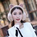 1 pc Women Girls Winter Warm Earmuffs Cat Ears Cat Ear Ear Warmers Outdoor Earmuff Sequin Earmuffs Fluffy Earflap Headband.