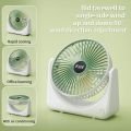 Portable Desktop Electric Fan, Small Electric Fan, Home Office, Outdoor Desk, USB Charging. 