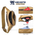 MENSPE Sports Waist Bag Fashion Men Bag Men Chest Bag Shoulder Bag Sports Bag Waterproof Oxford Running Bum Bag Portable Gym Bag for Running Cycling Hiking Walking. 