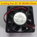5V 60mm Cooling Fan DC 5V 60x15mm 6015 Brushless Heatsink Cooler Cooling Radiator Heat Dissipation Fan With Cable.
