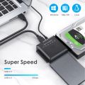USB 3.0 to IDE/SATA Hard Drive Docking Station Adapter Cable External Converter for 2.5 3.5 HDD SSD Universal Hard Disk Reader. 