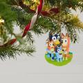 New Holiday Decoration Cartoon Cute Bluey Bingo Acrylic Series 2d Christmas Tree Decoration Creative Personality Car Decoration. 