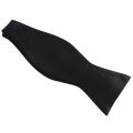tie satin bow tie for men - black.