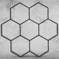 Stepping Concrete Paver Mold Mold Garden Paving Stone Molds 30*30cm. 