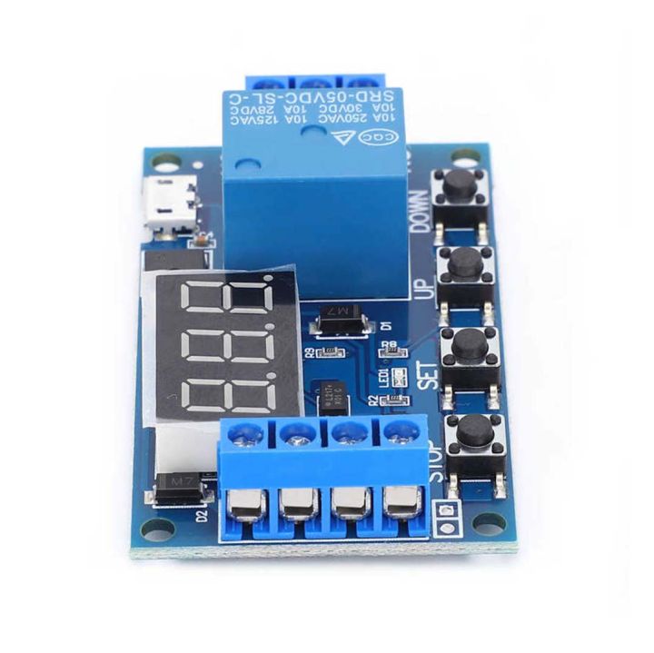 6%E2%80%9130V%20Relay%20Board%20Cycle%20Timing%20Circuit%20Switch%20Timer%20Delay%20Trigger%20Module%20Micro%20USB%205V%20JZ%E2%80%91801%20-%20Image%204