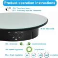 Motorised Rotating Carousel with Remote Control for Jewellery Display, Photography and Video, 360 Degrees, 3-position Adjustment.