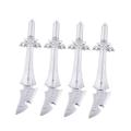 Sword Pen - 4 Pieces - Silver. 