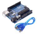 Arduino Uno R3 Microcontroller ATmega328. 