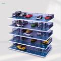 1/32 Diorama Car Parking Lot Display Case Organizer Diecast Car Garage 5 layers. 