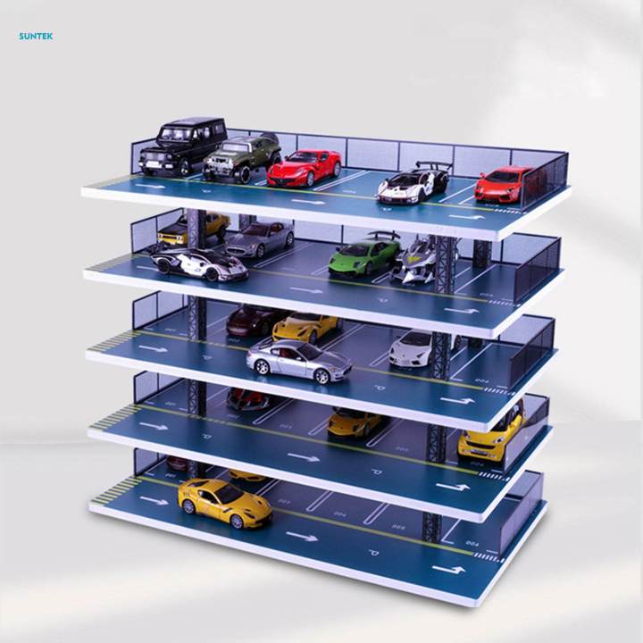 1/32%20Diorama%20Car%20Parking%20Lot%20Display%20Case%20Organizer%20Diecast%20Car%20Garage%205%20layers%20-%20Image%202