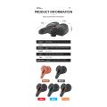 WEST BIKING Hollow Breathable Bicycle Saddle ,Red.