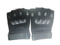 Half Finger Hard Motorcycle Gloves Gym & Fitness Gloves Multi Riding Gloves  (Black). 