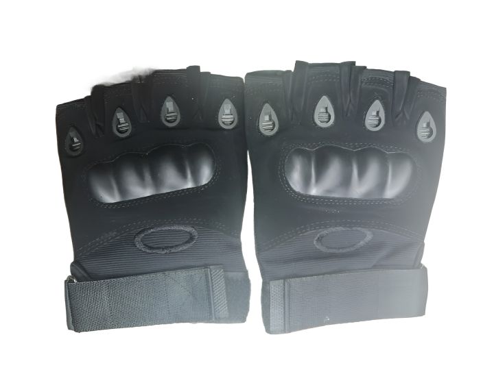 Half%20Finger%20Hard%20Motorcycle%20Gloves%20Gym%20&%20Fitness%20Gloves%20Multi%20Riding%20Gloves%20%20(Black)%20-%20Image%202