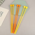 2Pcs Percussion Drum Sticks Mallets Drumsticks Adults Kids Stick Mallet Plastic Musical Instrument Children's Toys Conbo. 