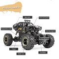 R/C CAR 1/16 Off-road Buggy Alloy RC Car 2.4GHz 4WD 15km/h High Speed Climbling Car RTR.