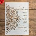 Stencil for Wall & Fashion Painting Template 10 by 8 inch..