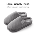 Lined Anti-Slip Home Indoor Slippers Slides Women Men Winter Slipper Warm Plush. 