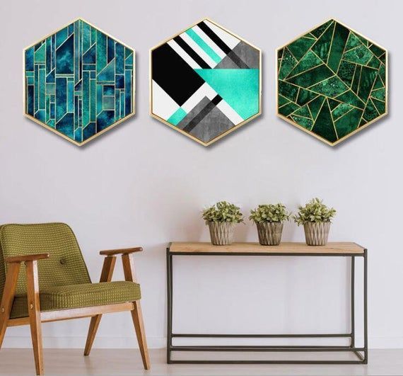 Exerz%20Hexagon%20Stretched%20Canvas%201pcs%208%20inch%20-%20Image%205