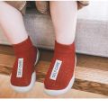 Baby with soft soles anti slip spring autumn baby socks, indoor outdoor walking early education, breathable shoes socks for infants and young children.