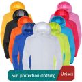 D2 Quick-Drying Waterproof Fishing Coat Unisex Raincoat Outdoor Sun Protection Jackets Lightweight Breathable Women Windbreaker.