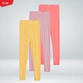 Toddler Girls Cotton Ribbed Lettuce Cuff Full Length Leggings From Levin. 
