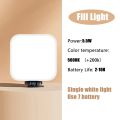 Portable LED Video Mini Fill Light For Camera Smartphone GoPro Laptop Universal Selfie Adjustable Photography pocket fill light. 