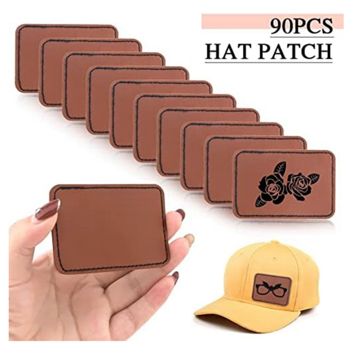90Pcs%20Laser%20Engraving%20Blanks,%20Blank%20Leather%20Patch%20for%20Hat,%20Wear-Resistant,%20Not%20Easy%20To%20Fade%20-%20Image%205