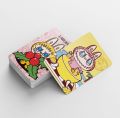 60PCS Lomo Card + 32PCS Stickers 92PCS/BOX Anime Labubu Double Sided Printed Cards with Box.